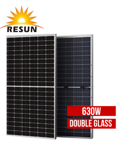 Солнечная панель RESUN 630W TOPCon двусторонняя